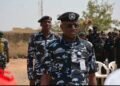 Borno police officers being buried after being killed in Nganzai terrorist attack