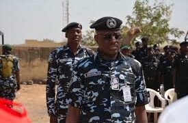 Borno police officers being buried after being killed in Nganzai terrorist attack
