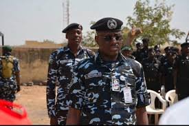 Borno police officers being buried after being killed in Nganzai terrorist attack