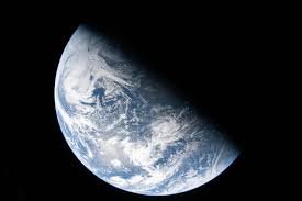 Earth photographed from NASA’s Artemis II Orion spacecraft en route to the Moon